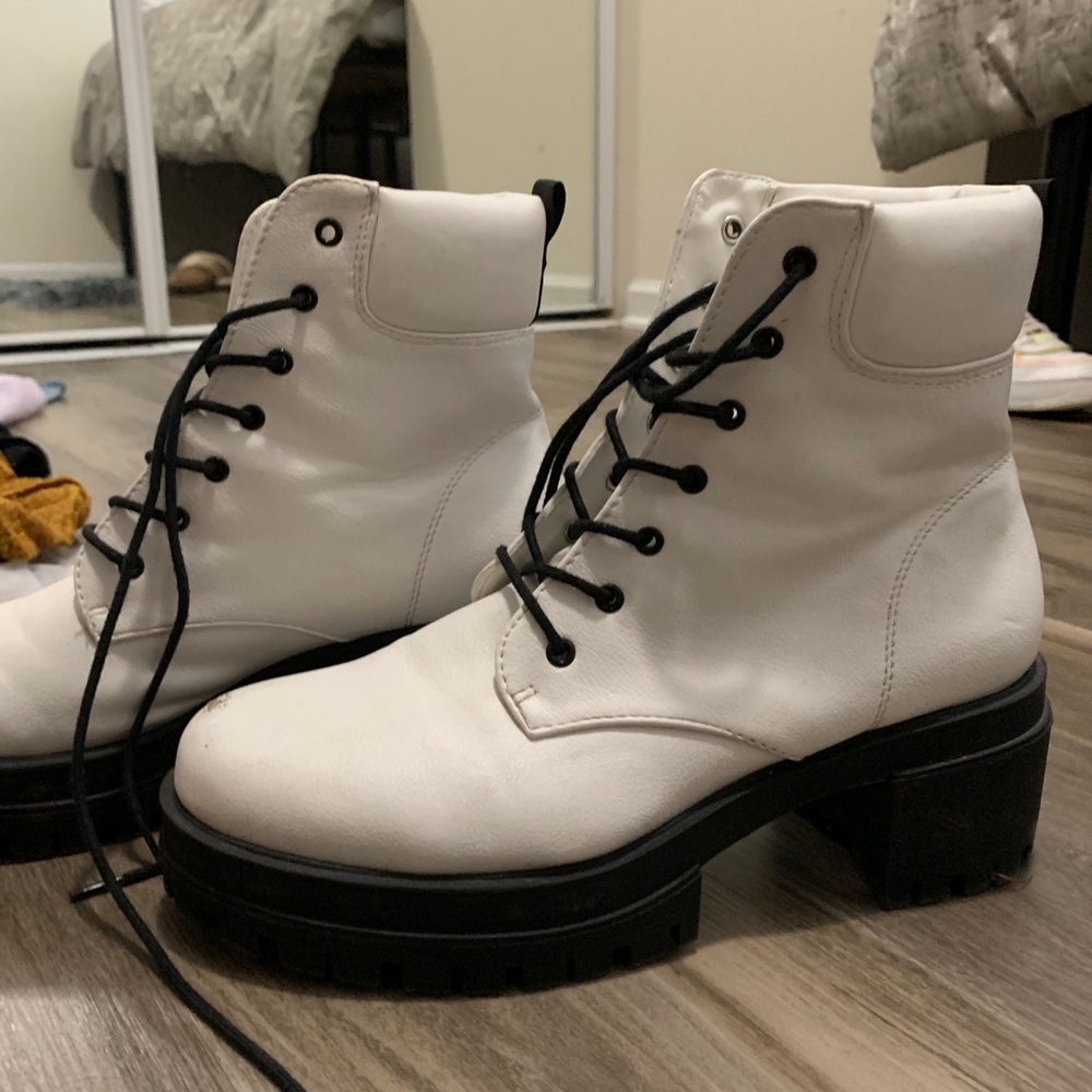 white boots